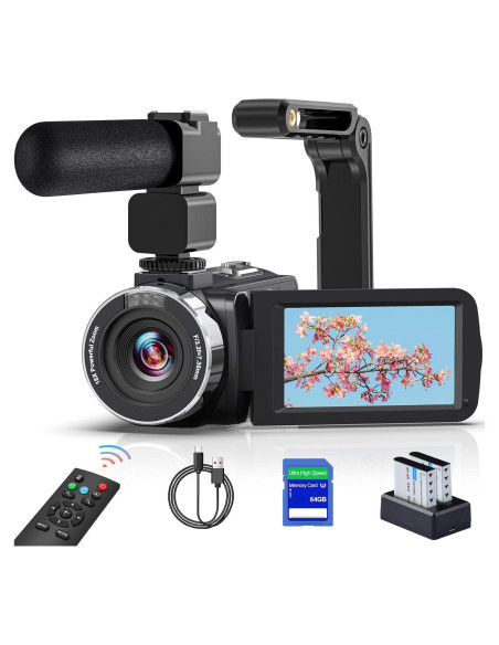 Cámara de Video 8K VENOPTIX DV106 64MP Zoom 18X WiFi Cámara de Video 8K VENOPTIX DV106 64MP Zoom 18X WiFi