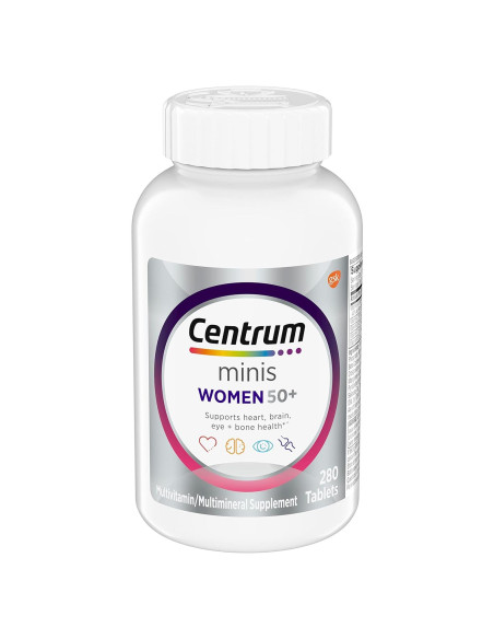 Centrum Silver Multivitamina Mujeres 50+ 280 Tabletas D3 B Calcio Centrum Silver Multivitamina Mujeres 50+ 280 Tabletas D3 B Calcio
