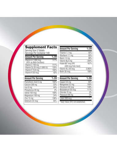 Centrum Silver Multivitamina Mujeres 50+ 280 Tabletas D3 B Calcio