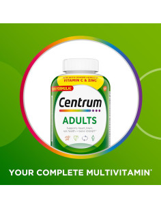 Suplemento Multivitamínico Centrum Adulto 200 Tabletas Sin OGM 2