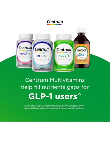 Centrum Silver Multivitamina Hombres 50+ 200 Tabletas Vitamina D3