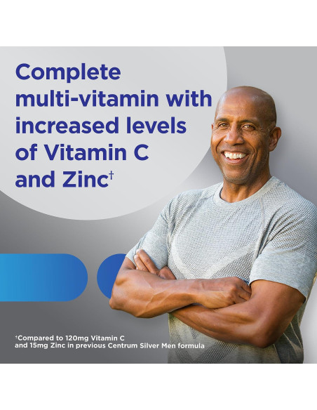 Centrum Silver Multivitamina Hombres 50+ 200 Tabletas Vitamina D3 Centrum Silver Multivitamina Hombres 50+ 200 Tabletas Vitamina D3