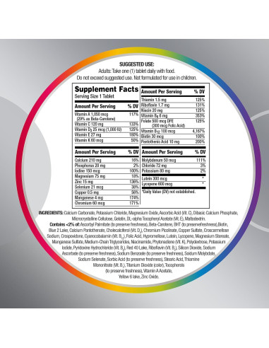 Centrum Silver Multivitamina Hombres 50+ 200 Tabletas Vitamina D3