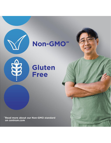 Centrum Silver Multivitamina Hombres 50+ 200 Tabletas Vitamina D3