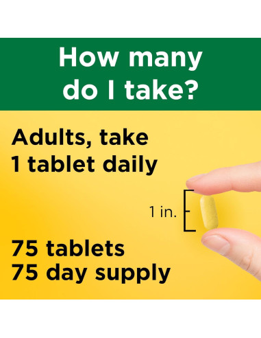 Nature Made Complejo B con Vitamina C y Zinc 75 Tabletas