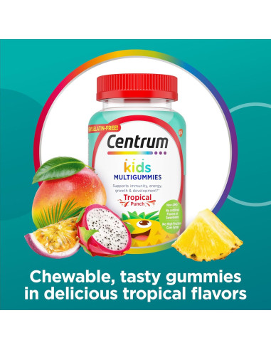 Gomitas Multivitamínicas Centrum Kids 150 Unidades Sabor Tropical