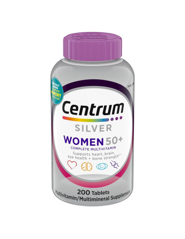 Centrum Silver Multivitamina Mujeres 50+ 200 Unidades Vitamina D3
