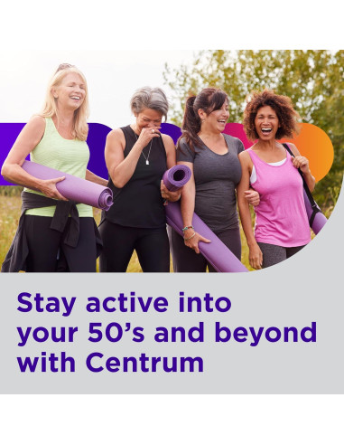 Centrum Silver Multivitamina Mujeres 50+ 200 Unidades Vitamina D3