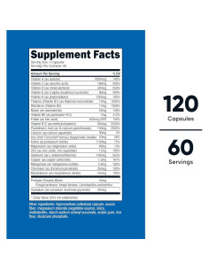 Multivitamina Nutricost con Probióticos 120 Cápsulas Vegetarianas 2