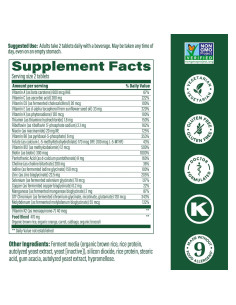 MegaFood Multivitamina Avanzada Hombres 60 Tabletas - Salud Inmunológica 2