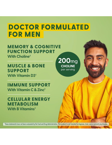 MegaFood Multivitamina Avanzada Hombres 60 Tabletas - Salud Inmunológica
