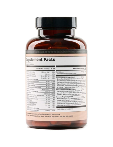 Multivitamina para Hombres NatureWise - 90 Cápsulas - Soporte Inmunológico y Salud Prostática