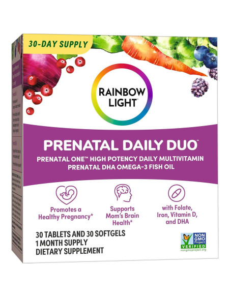 Kit de Multivitaminas Prenatales Rainbow Light 30 Tabletas Kit de Multivitaminas Prenatales Rainbow Light 30 Tabletas