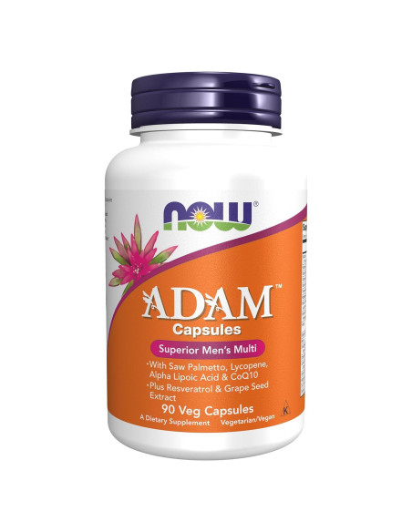 Multivitamina ADAM NOW Foods para Hombres 90 Cápsulas Veganas
