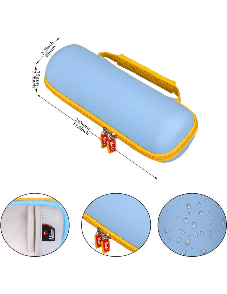 Funda Dura Mchoi para Otamatone Japonés Azul EVA