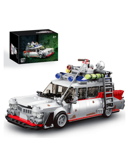 HI-REEKE Coche Fantasma ECTO-1 Kit de Construcción 605 Piezas