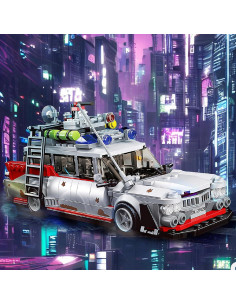 HI-REEKE Coche Fantasma ECTO-1 Kit de Construcción 605 Piezas 2