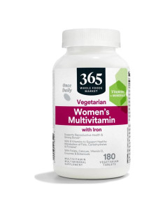 Tabletas Multivitamínicas Diarias 365 Whole Foods 180 Unidades