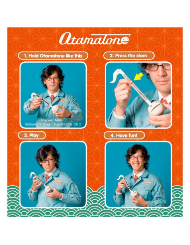 Otamatone Gato de la Suerte Maywa Denki Sintetizador 27 cm