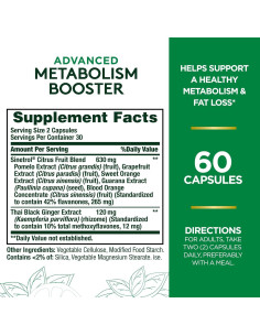 Acelerador de Metabolismo Avanzado Nature's Bounty 60 Cápsulas 2