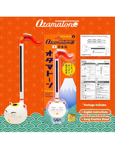 Otamatone Gato de la Suerte Maywa Denki Sintetizador 27 cm