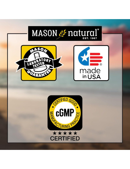 Multivitaminas Mini Mason Natural 365 Tabletas A, C, D3, E, B1, B2, B3, B6, B12, Folato y Calcio