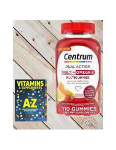 Centrum MultiGummies Omega 3 Multivitamínico Adultos 110 gomitas