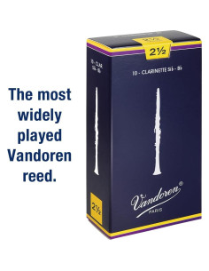 Cañas Tradicionales Vandoren CR1025 para Clarinete Bb 2.5 - 10 Unidades 2