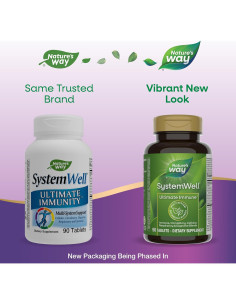 Tabletas Inmunológicas Nature's Way 90 Unidades Vitaminas A, C, D, Zinc 2