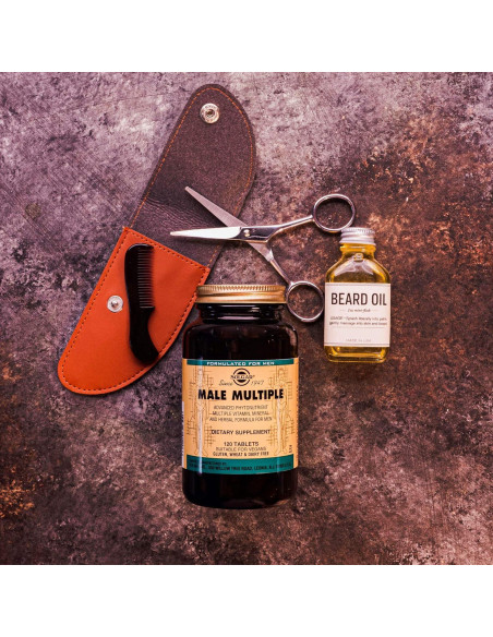 Solgar Male Multiple 180 Tabletas - Multivitamina Vegana para Hombres