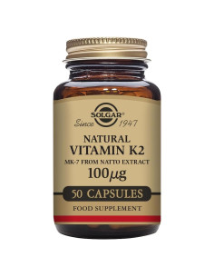 Solgar Vitamina K2 MK7 100mcg Cápsulas Vegetales 50 Conteo