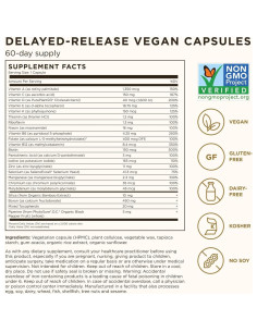 Multivitamínico Vegano Solgar One Daily 50+ 60 Cápsulas 2