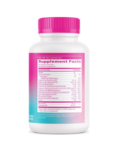 Gomitas de Fertilidad Pink Stork 60 unidades - Suplementos Prenatales