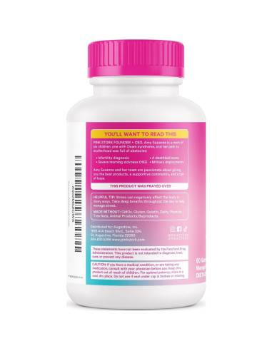 Gomitas de Fertilidad Pink Stork 60 unidades - Suplementos Prenatales