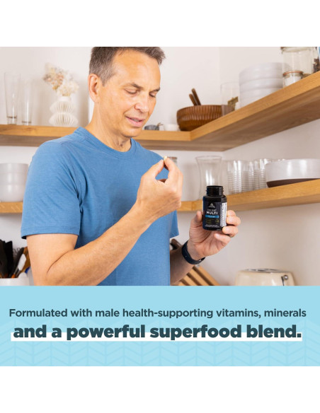 Multivitamínico para hombres 40+ Nutrición Antigua 30 cápsulas