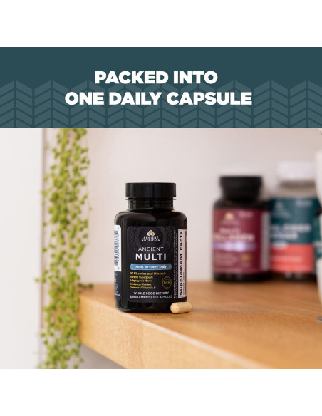 Multivitamínico para hombres 40+ Nutrición Antigua 30 cápsulas