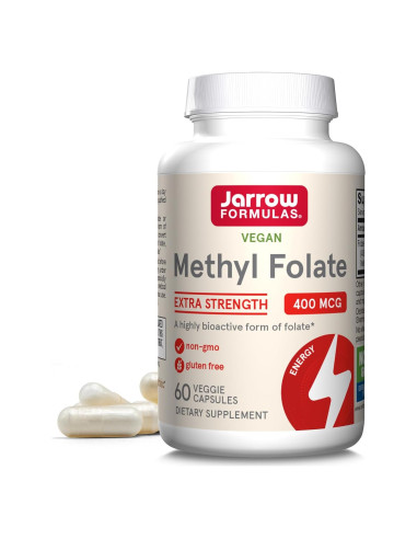 Suplemento Dietético Jarrow Folato Metílico 400 mcg 60 Cápsulas
