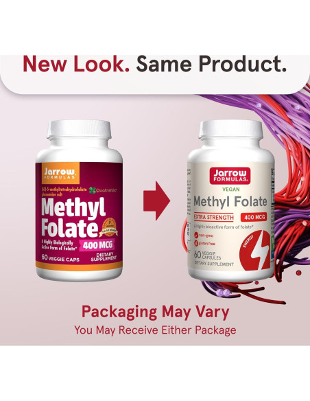 Suplemento Dietético Jarrow Folato Metílico 400 mcg 60 Cápsulas Suplemento Dietético Jarrow Folato Metílico 400 mcg 60 Cápsulas