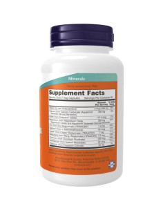 Cápsulas de Minerales de Espectro Completo NOW Foods 120 Unidades 2