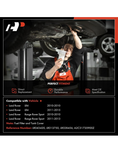 Filtro de combustible A-Premium para Land Rover LR4 2010-2015