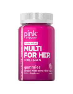 Gomitas Multivitamínicas PINK para Mujeres con Colágeno 100g