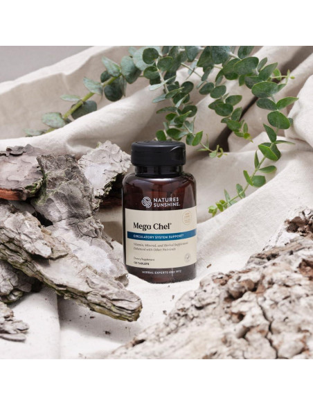 Mega-Chel Nature's Sunshine 120 Tabletas Suplemento Mineral