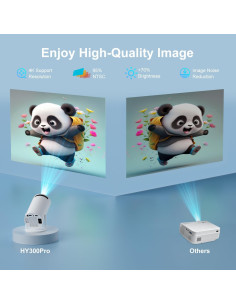 Proyector ZDSSY HY300W Smart 4K 1080P Wifi Bluetooth 2