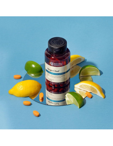 Mega-Chel Nature's Sunshine 120 Tabletas Suplemento Mineral