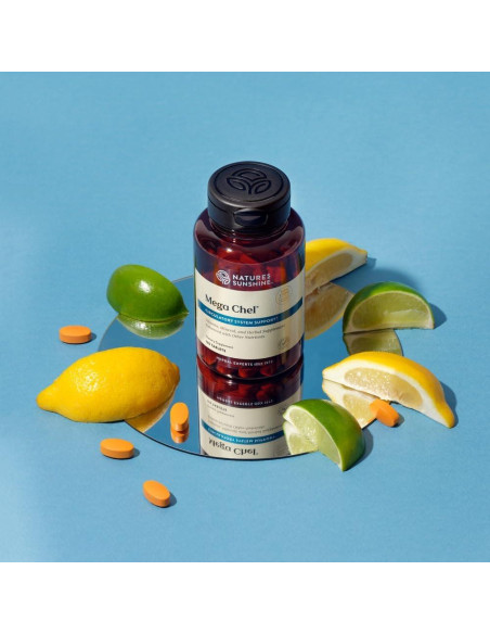 Mega-Chel Nature's Sunshine 120 Tabletas Suplemento Mineral