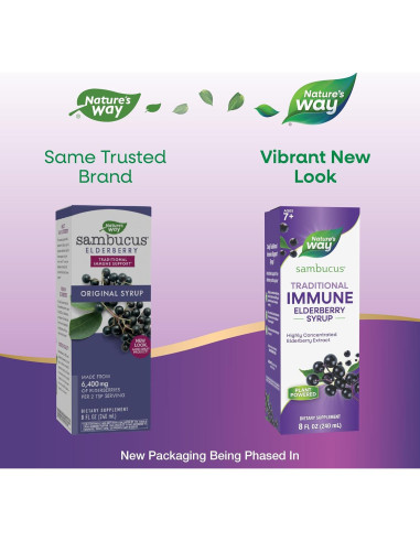Jarabe Inmunológico Sambucus Nature's Way 236.6 mL Antioxidante