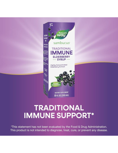 Jarabe Inmunológico Sambucus Nature's Way 236.6 mL Antioxidante