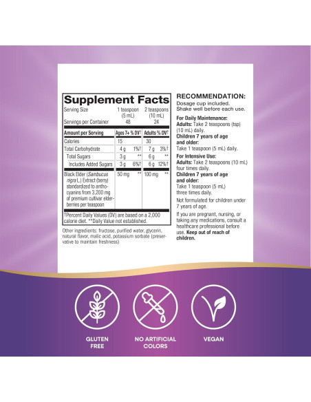 Jarabe Inmunológico Sambucus Nature's Way 236.6 mL Antioxidante