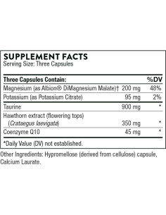 Suplemento Cardiaco Thorne con CoQ10 y Taurina - 90 Cápsulas 2