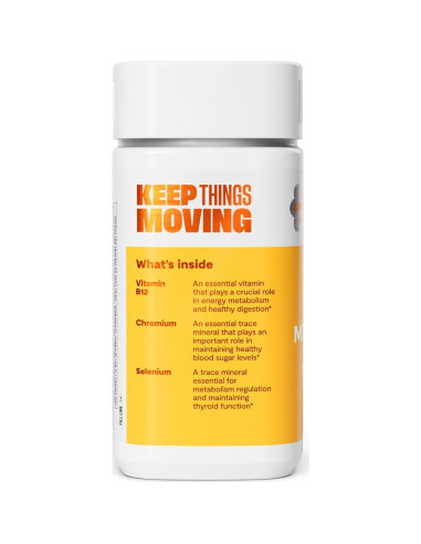 Suplemento Metabolismo Habit 60 Cápsulas Veganas B12 Selenio Cromo